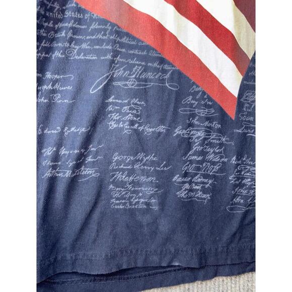 Men's Cotton Traders Sport American Flag Constitution Short Sleeve Polo Size XL - Picture 5 of 15